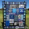 Boys Lacrosse Goalie Quilt Blanket No96  Quilt